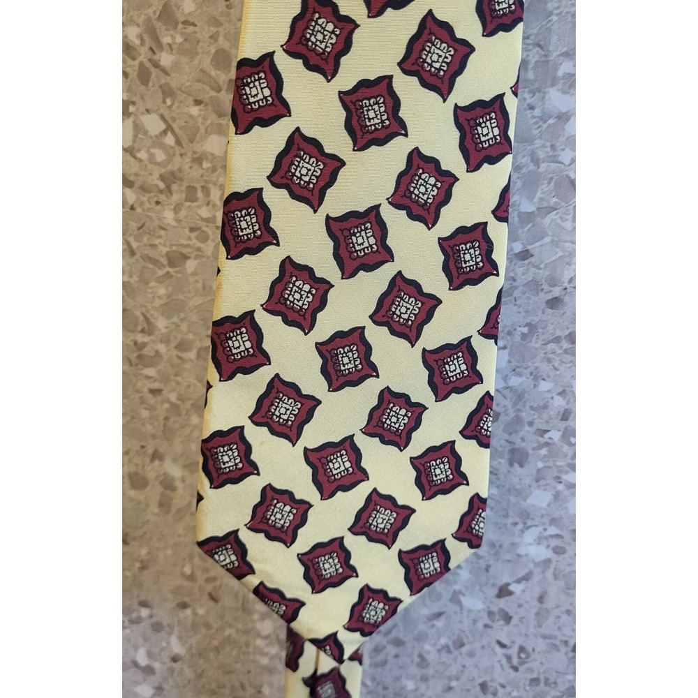 Polo Ralph Lauren Men's Silk Tie Multicolor Geometric Designer Formal Business
